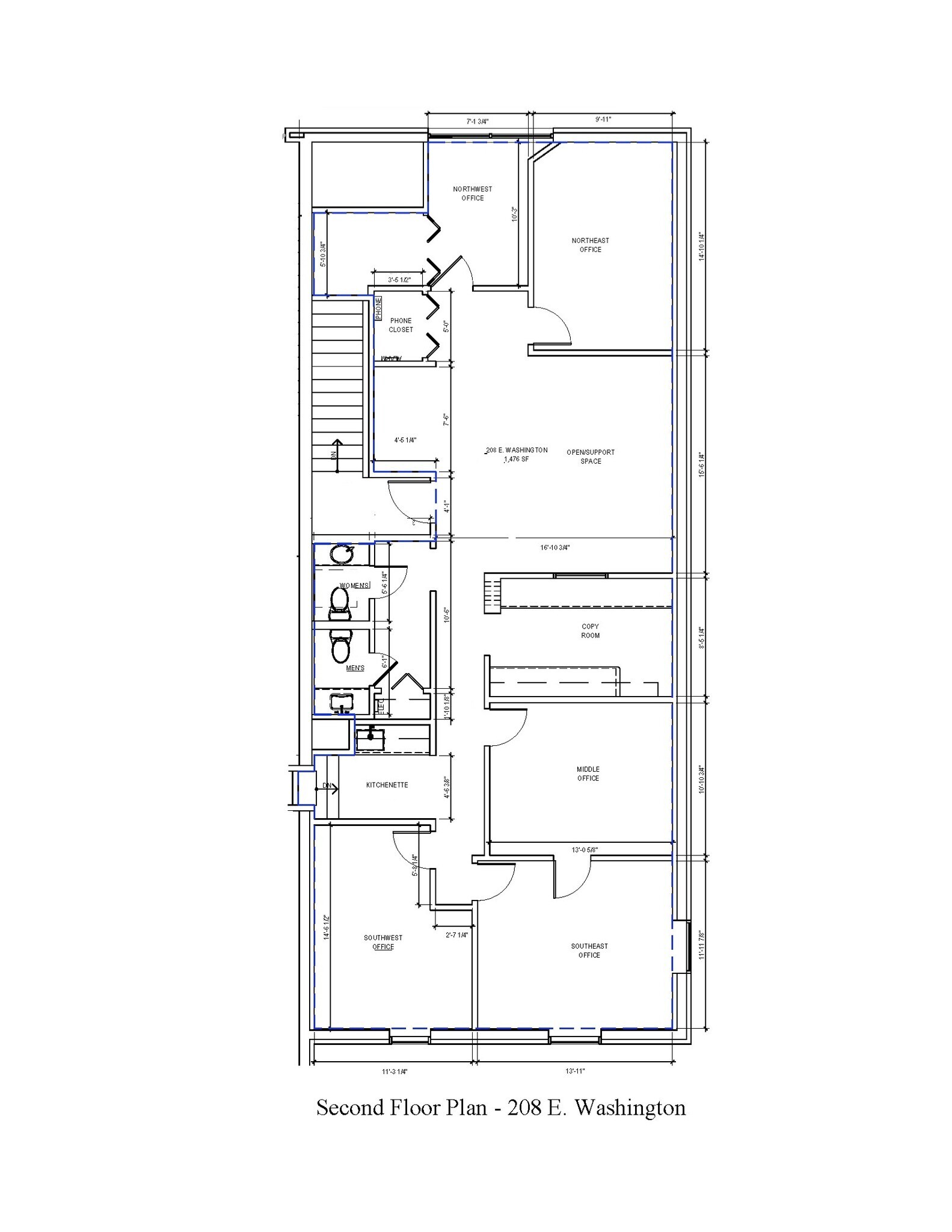 208 E Washington St, Ann Arbor, MI for sale Floor Plan- Image 1 of 5