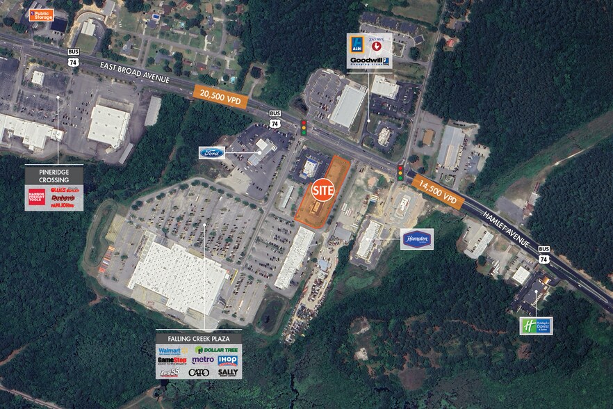 718 E US Highway 74, Rockingham, NC for lease - Primary Photo - Image 1 of 2