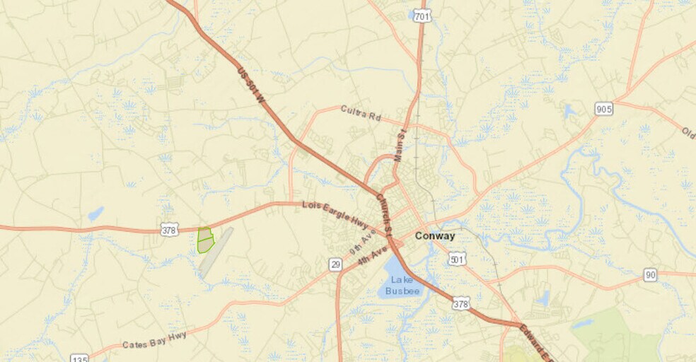 TBD Highway 378, Conway, SC 29526 90+/ acres on US 378 (Myrtle Beach