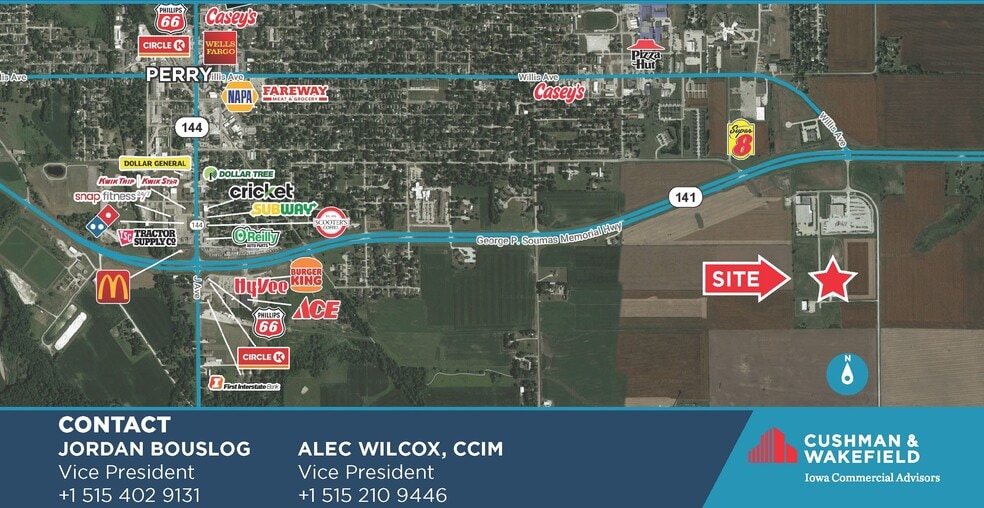 Hwy 141, Perry, IA for sale - Building Photo - Image 2 of 2