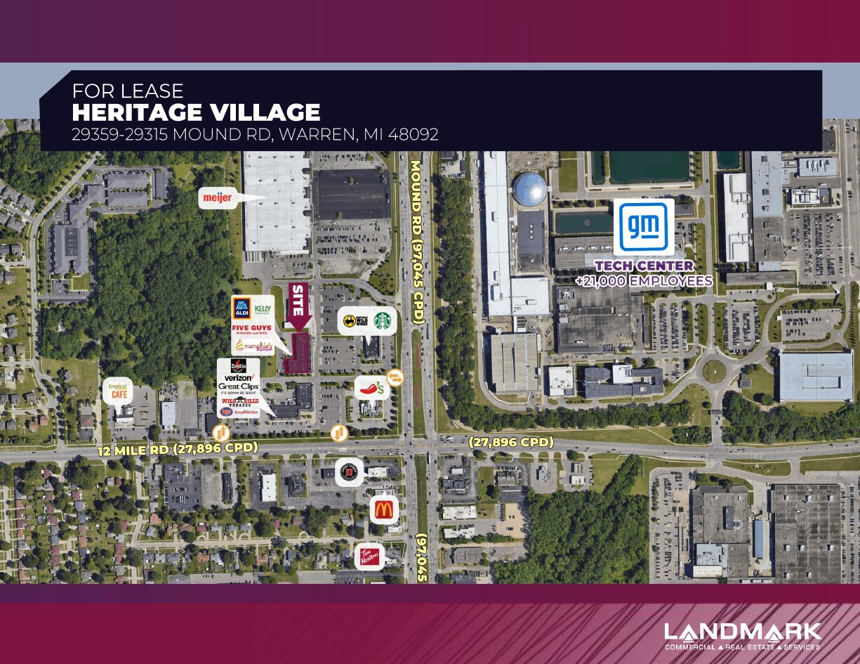 5709-5773 E 12 Mile Rd, Warren, MI for lease Building Photo- Image 1 of 13