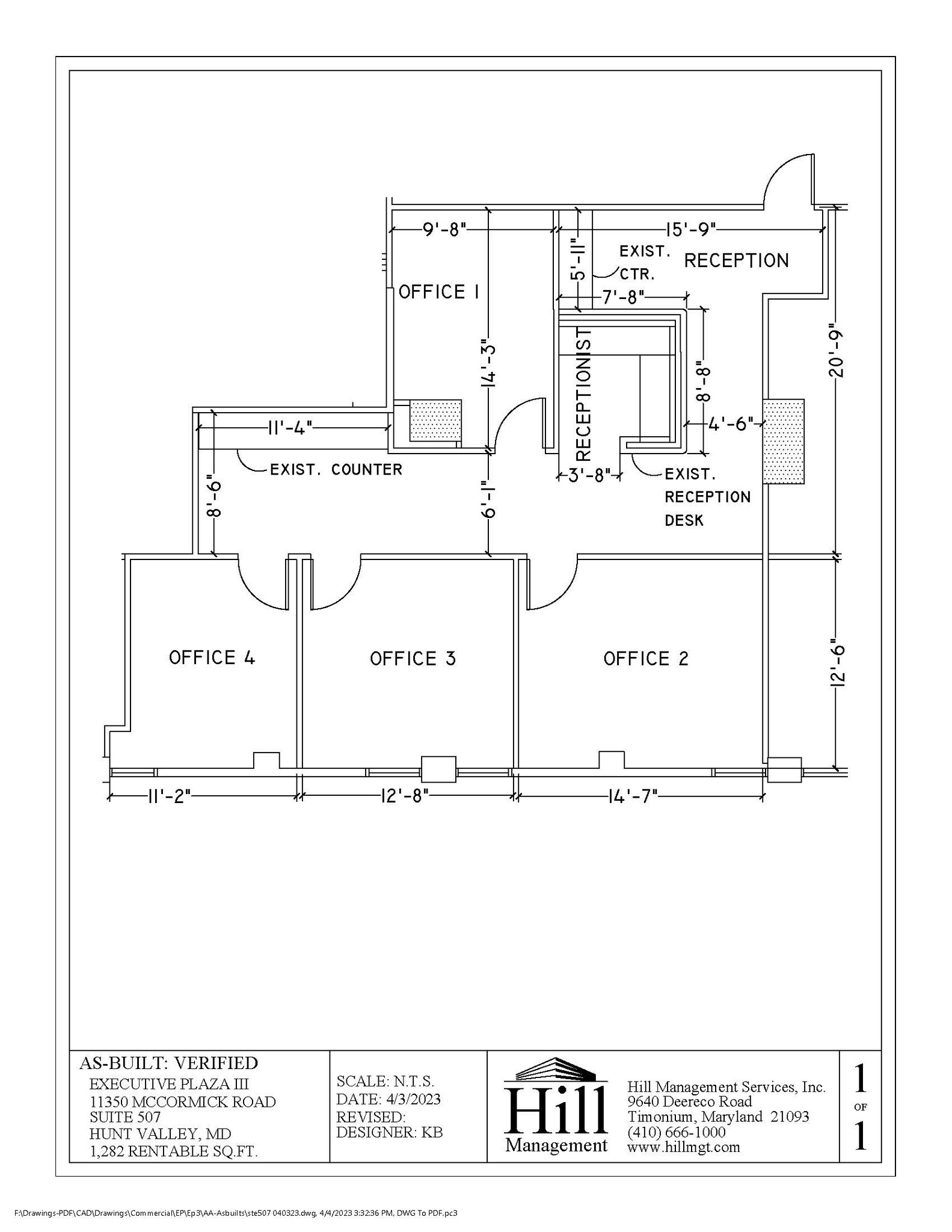 11350 McCormick Rd, Hunt Valley, MD for lease Floor Plan- Image 1 of 1