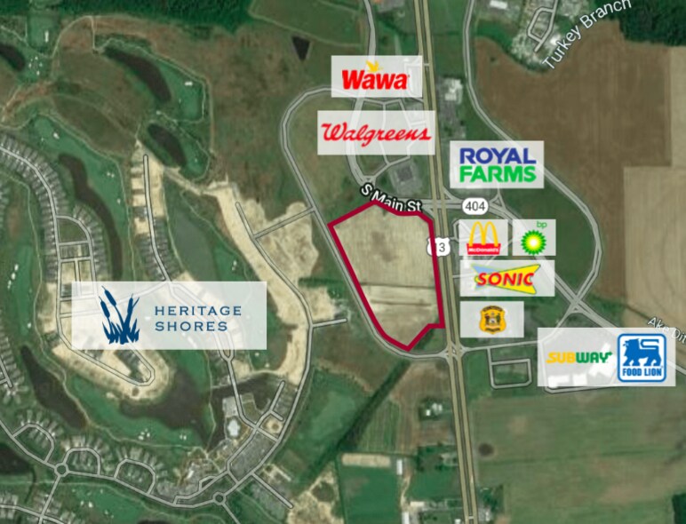 Passwaters Farm Rd, Bridgeville, DE for sale Aerial- Image 1 of 1