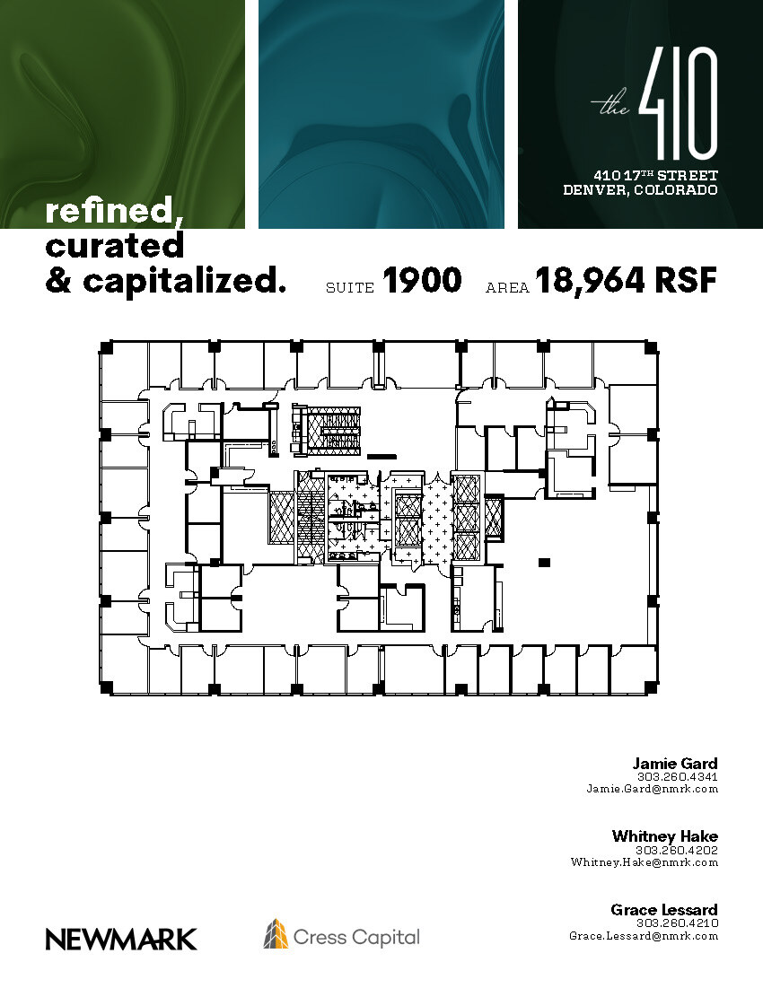 410 17th St, Denver, CO for lease Floor Plan- Image 1 of 1