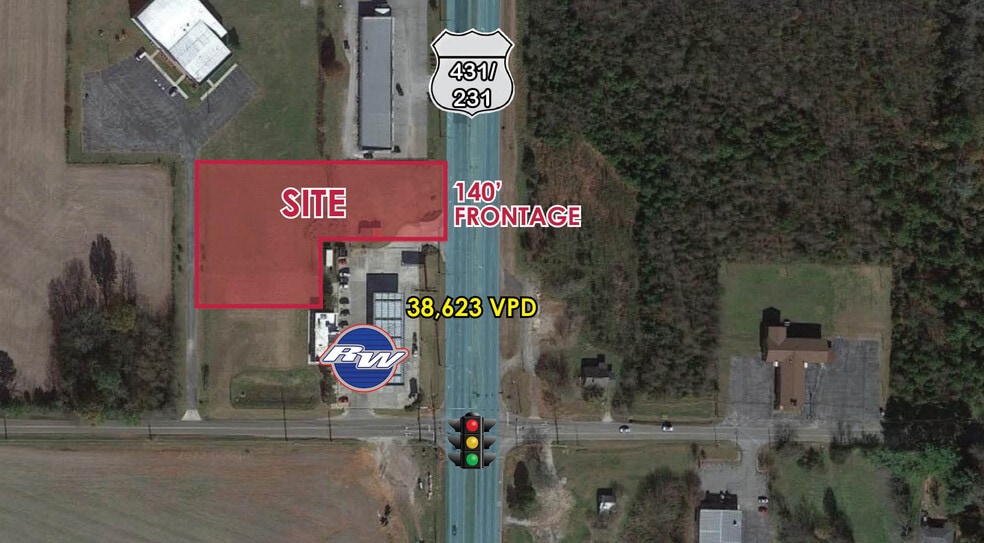 US-431, Meridianville, AL for sale - Primary Photo - Image 1 of 1