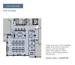 4401 Wilson Blvd, Arlington, VA for lease Floor Plan- Image 2 of 3