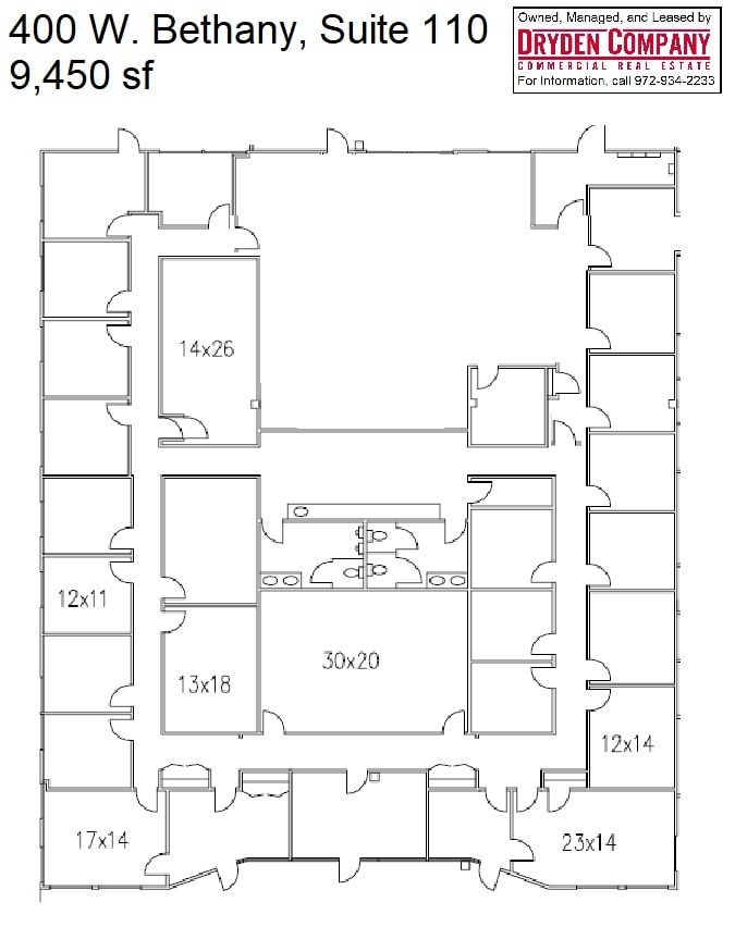 400 W Bethany Dr, Allen, TX for lease Floor Plan- Image 1 of 1