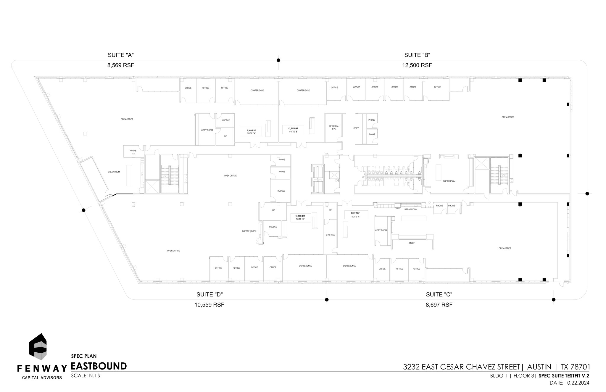 3232 E Cesar Chavez St, Austin, TX for lease Site Plan- Image 1 of 1