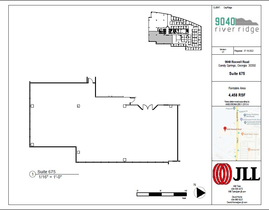 9040 Roswell Rd, Atlanta, GA for lease Floor Plan- Image 1 of 1