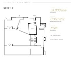 12893 Alcosta Blvd, San Ramon, CA for lease Floor Plan- Image 1 of 2