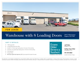 2641 W 5th Ave, Eugene, OR for lease Interior Photo- Image 2 of 3