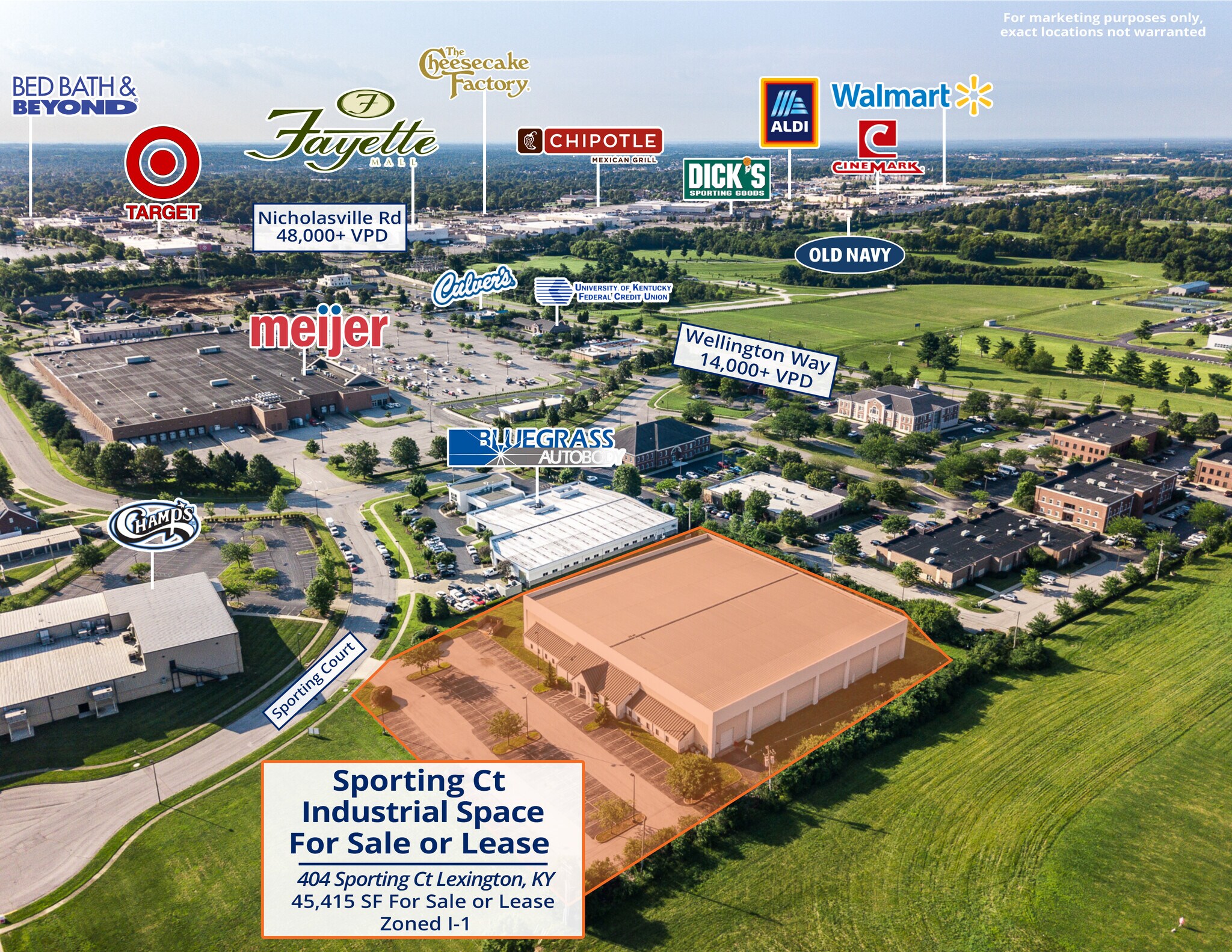 404 Sporting Ct, Lexington, KY for sale Aerial- Image 1 of 1