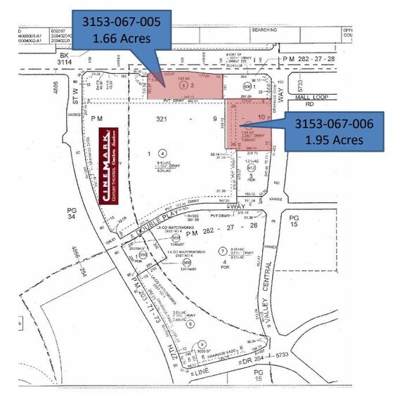 2600 W Avenue I, Lancaster, CA for sale - Plat Map - Image 2 of 3