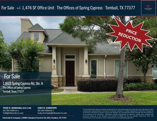 More details for 11623 Spring Cypress Rd, Tomball, TX - Office for Sale