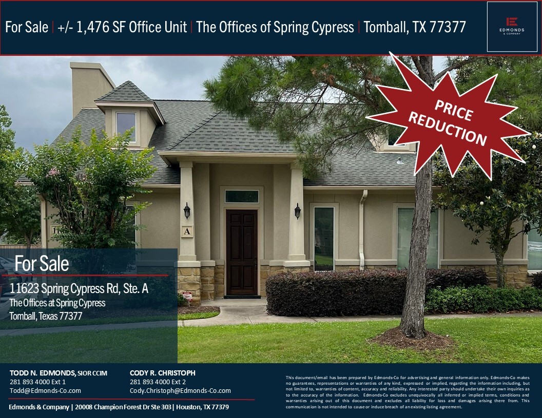 11623 Spring Cypress Rd, Tomball, TX for sale Building Photo- Image 1 of 16