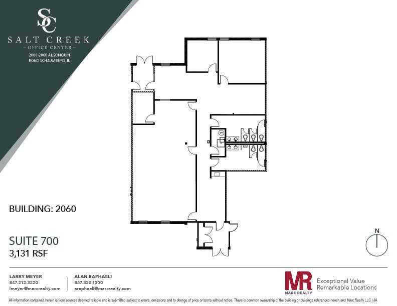 2010 E Algonquin Rd, Schaumburg, IL for lease Floor Plan- Image 1 of 12