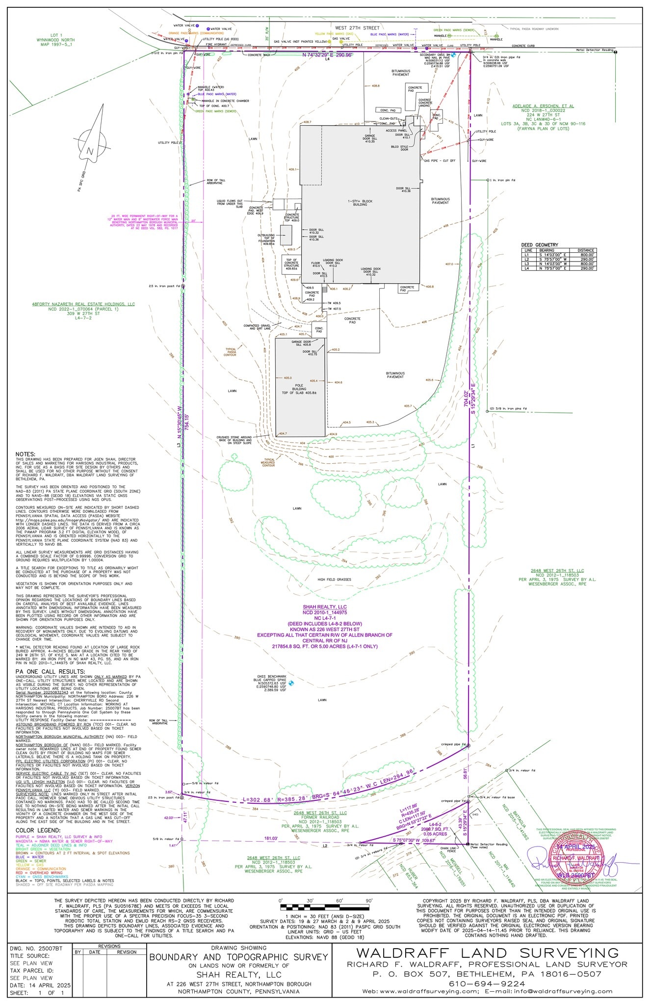 226 W 27th St, Northampton, PA for lease Site Plan- Image 1 of 1