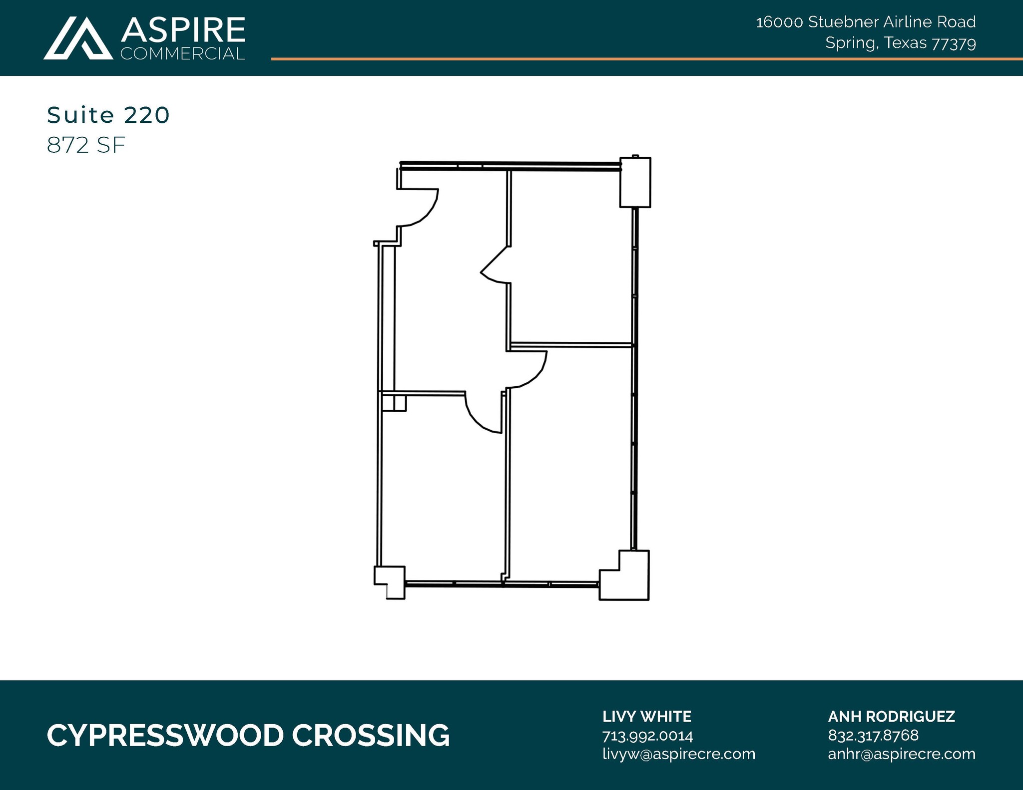 16000 Stuebner Airline Rd, Spring, TX for lease Floor Plan- Image 1 of 2