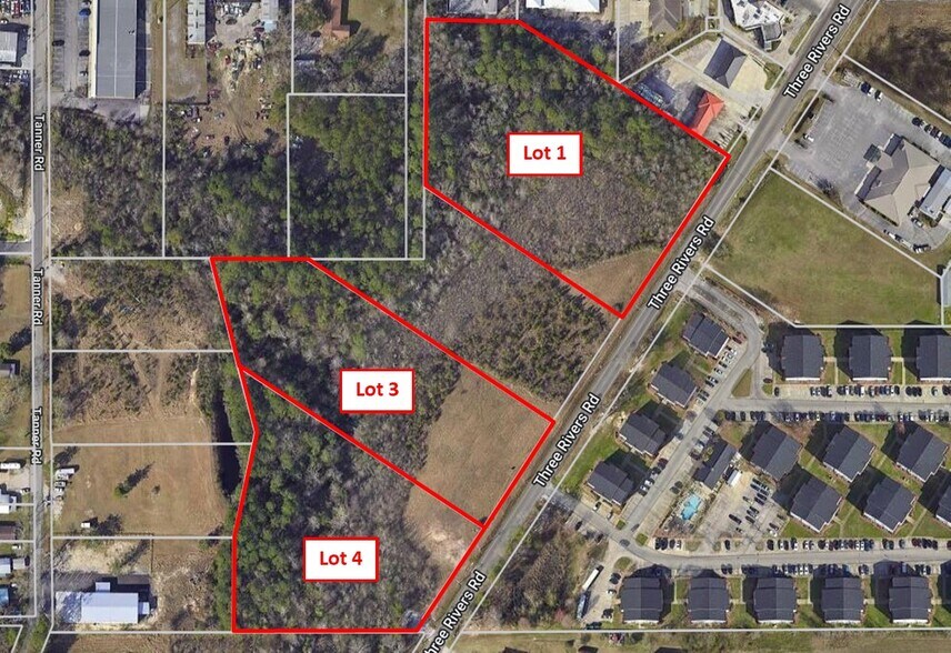 Lots 3 & 4 Three Rivers, Gulfport, MS 39503 6.11 Acres Three Rivers