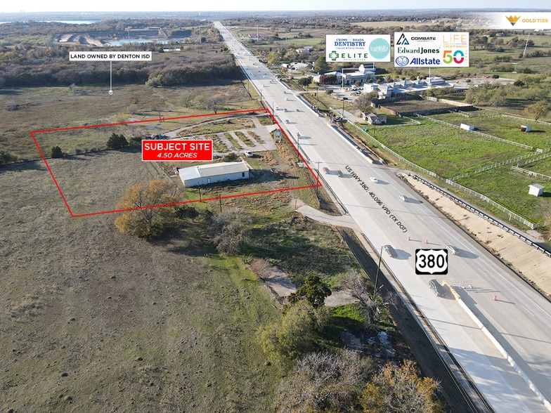 8801 US Highway 380, Cross Roads, TX 76227 4.50 Acre Commercial Site