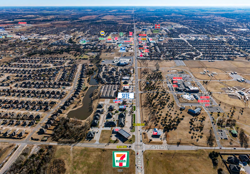 1300 N Mustang Rd, Mustang, OK for sale - Aerial - Image 3 of 3