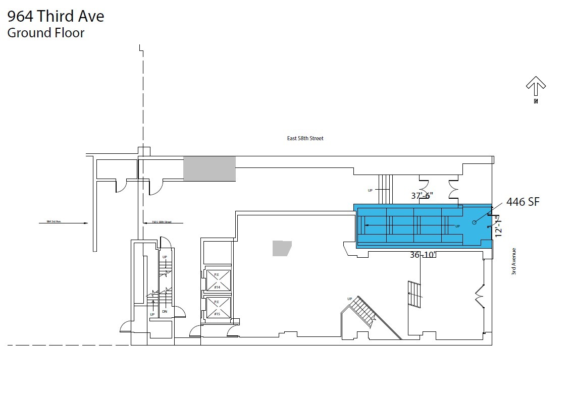 962-964 Third Ave, New York, NY for lease Floor Plan- Image 1 of 1