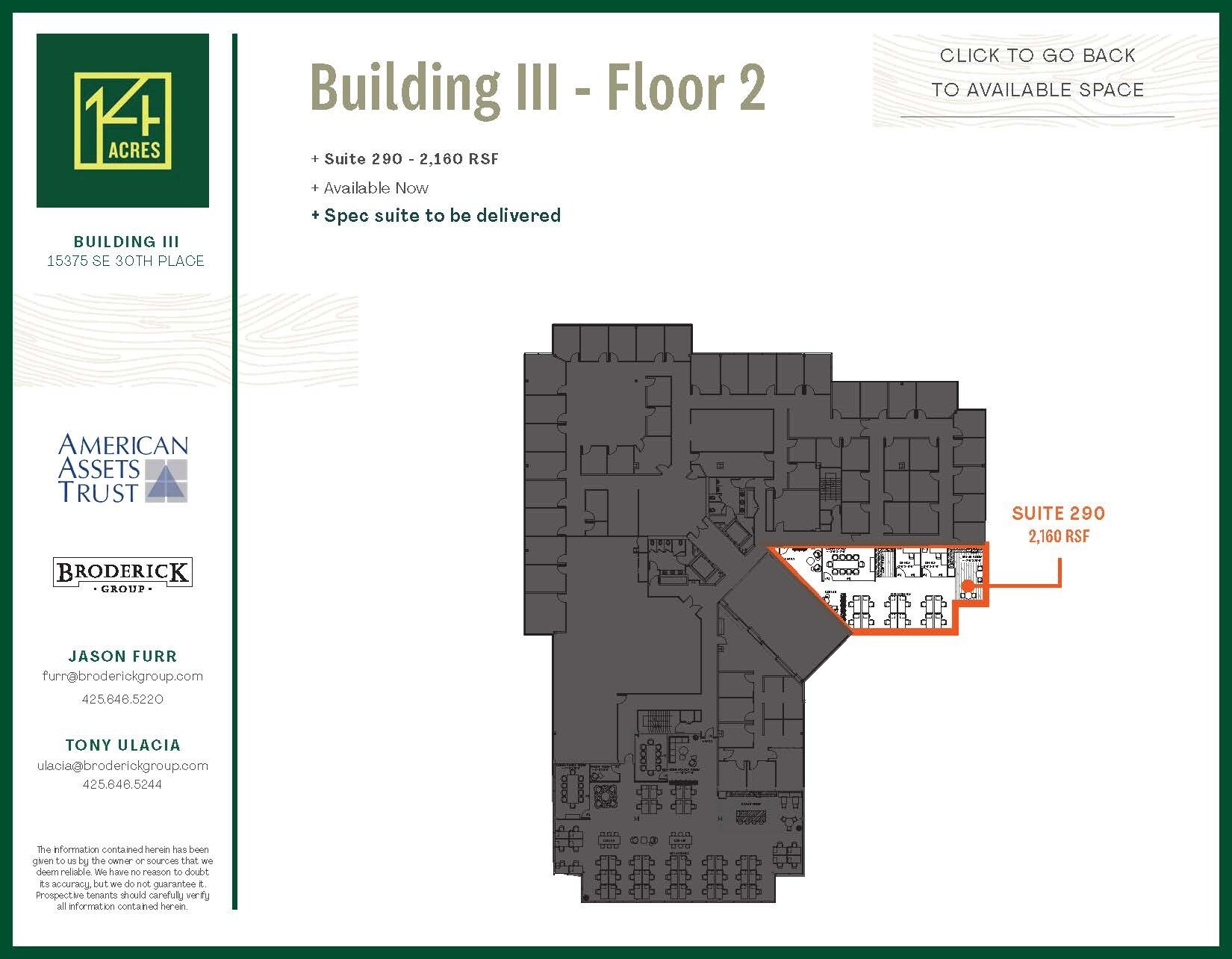 15325 SE 30th Pl, Bellevue, WA for lease Floor Plan- Image 1 of 1