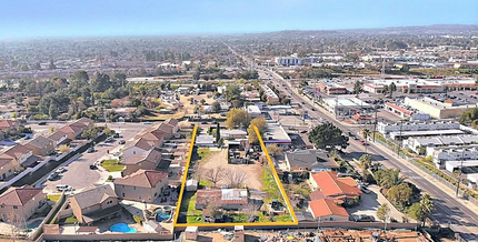 13148 Gladstone Ave, Sylmar, CA - aerial  map view