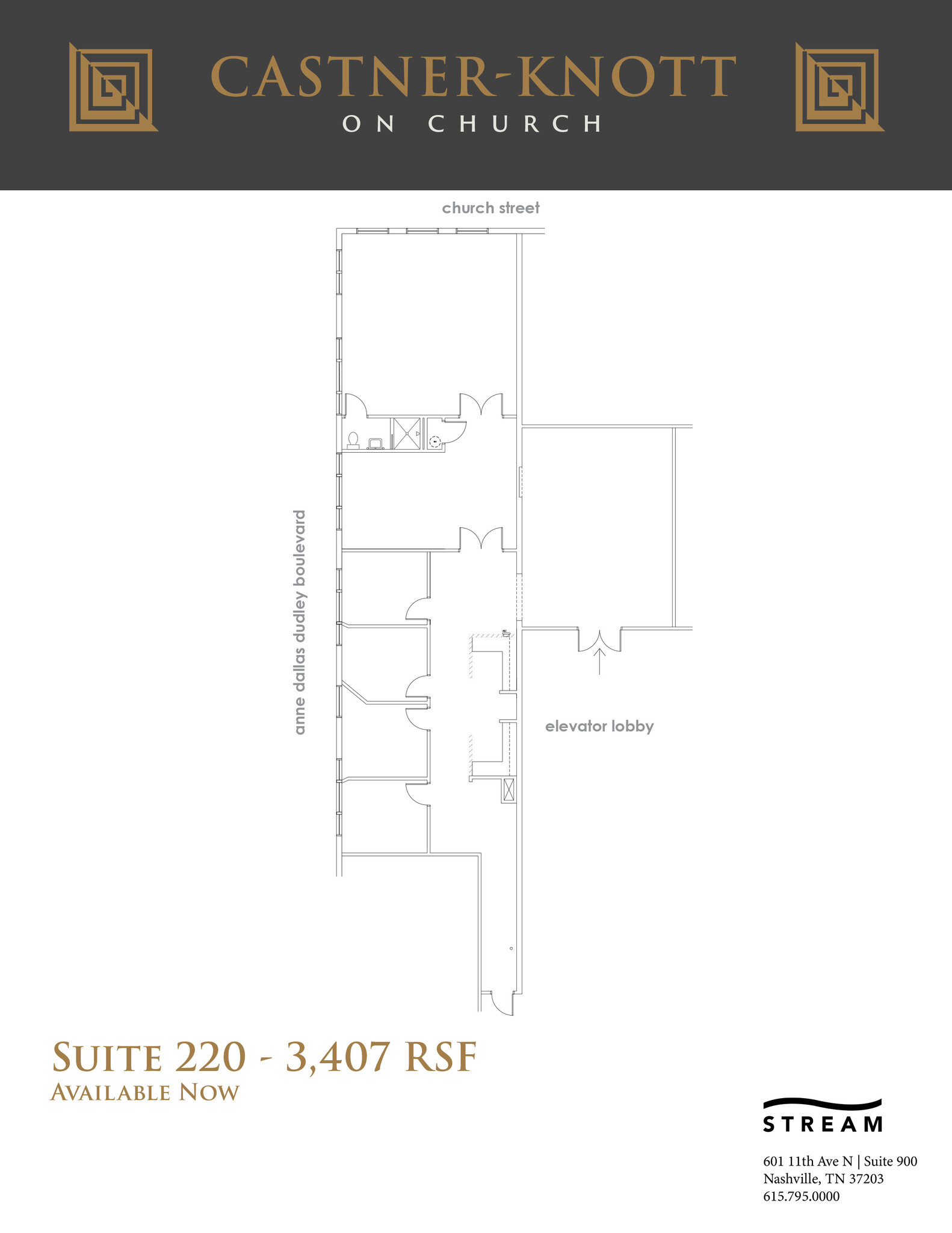 618 Church St, Nashville, TN for lease Floor Plan- Image 1 of 1