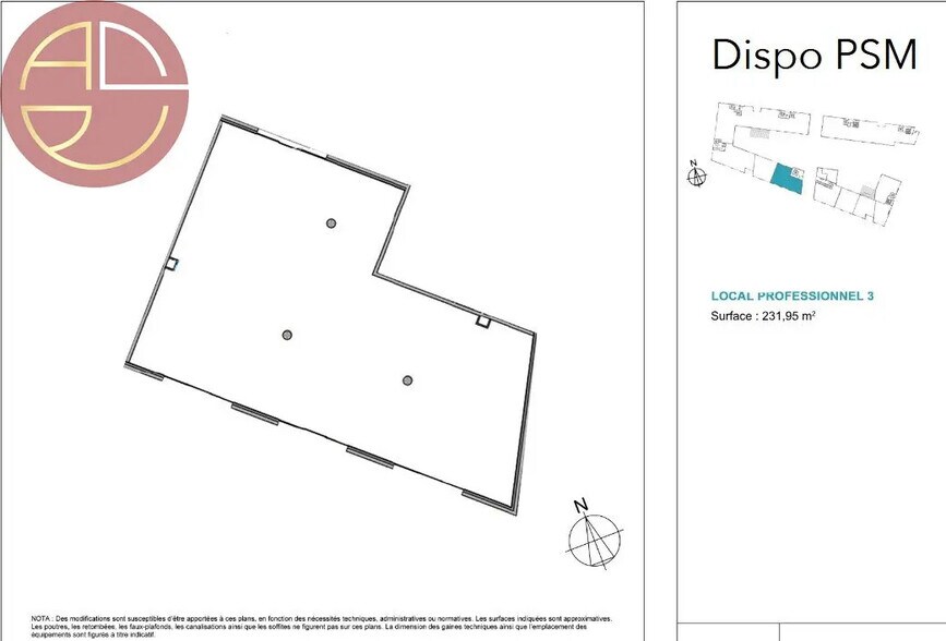Retail in Toulouse for lease - Floor Plan - Image 2 of 3