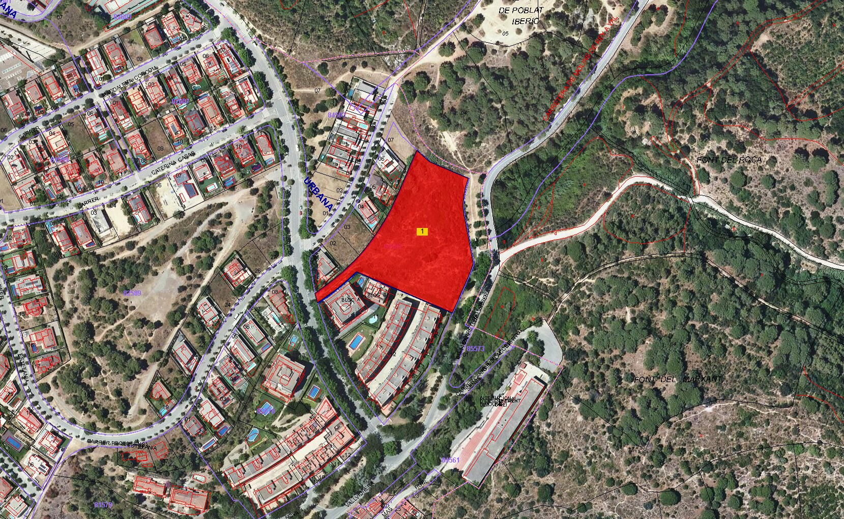 Land in Molins de Rei, Barcelona for sale Plat Map- Image 1 of 6