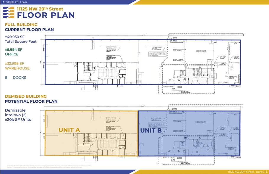 11125 NW 29th St, Miami, FL for lease - Floor Plan - Image 2 of 7