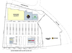 6410-6490 Eastex Fwy, Beaumont, TX for lease Site Plan- Image 1 of 2