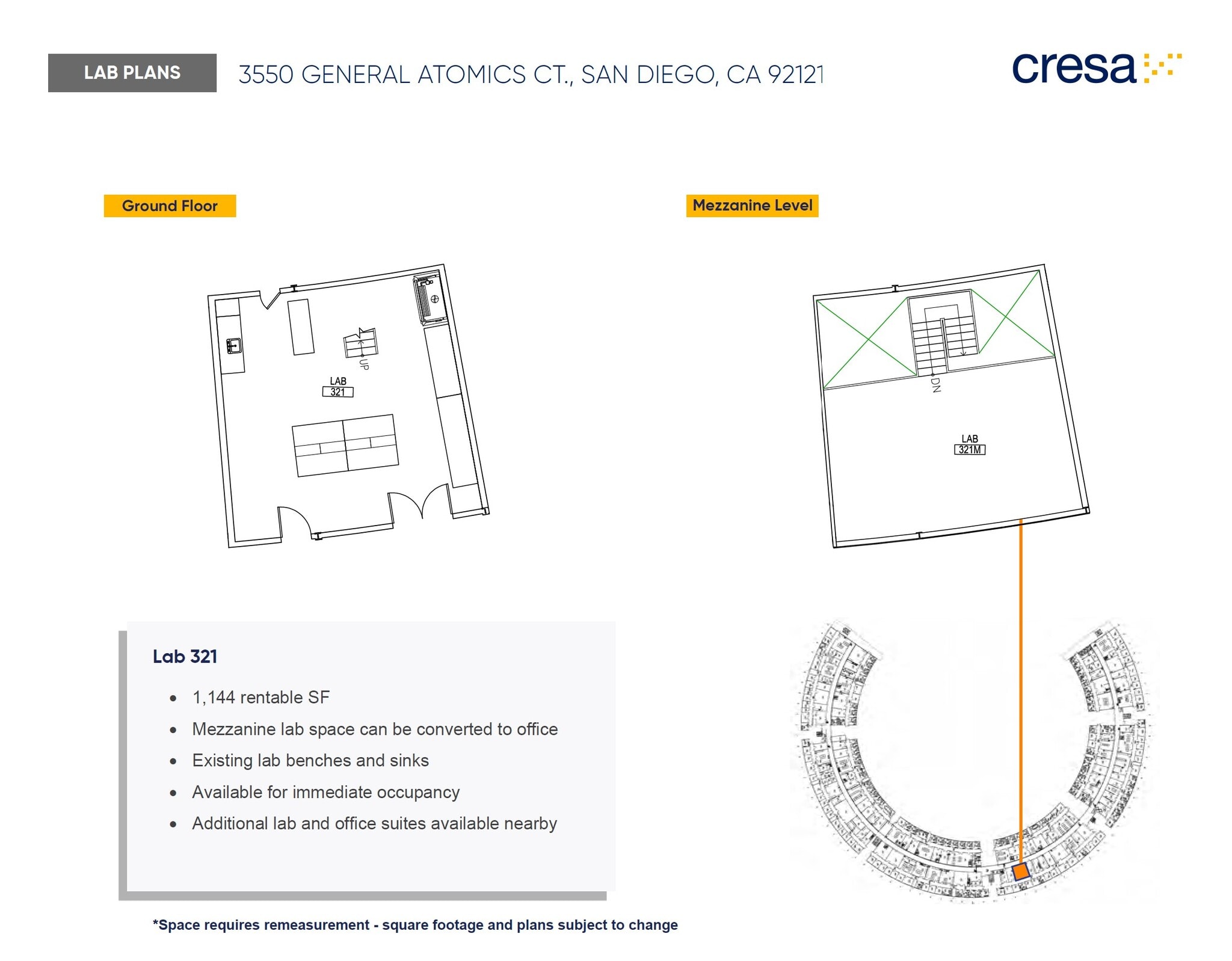 3550 General Atomics Ct, San Diego, CA for lease Floor Plan- Image 1 of 1
