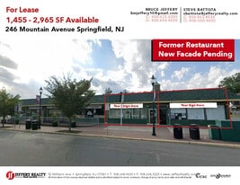 246 Mountain Ave, Springfield NJ - Retail Space