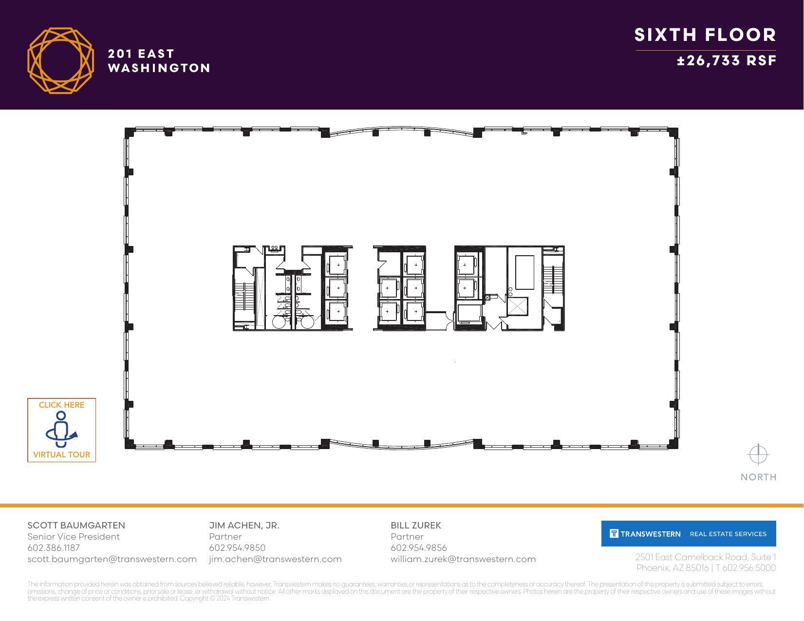 201 E Washington St, Phoenix, AZ for lease Floor Plan- Image 1 of 1