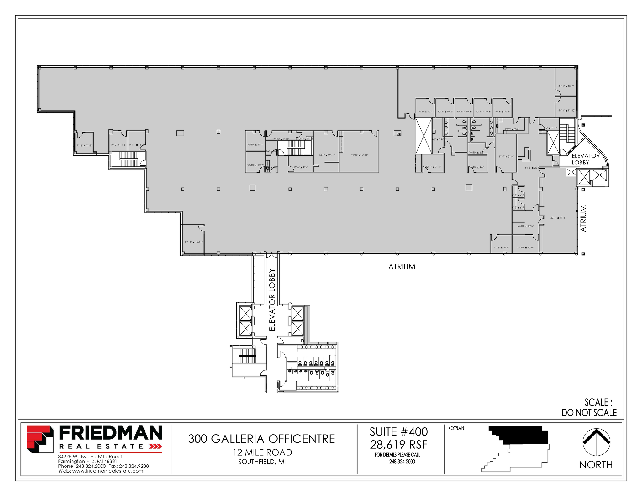 300 Galleria Officentre, Southfield, MI for lease Floor Plan- Image 1 of 2