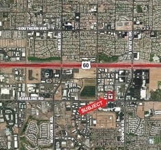 955 E Javelina Ave, Mesa, AZ - AERIAL  map view