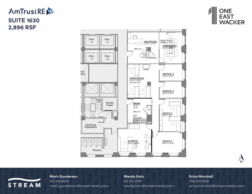 1 E Wacker Dr, Chicago, IL for lease Floor Plan- Image 1 of 1