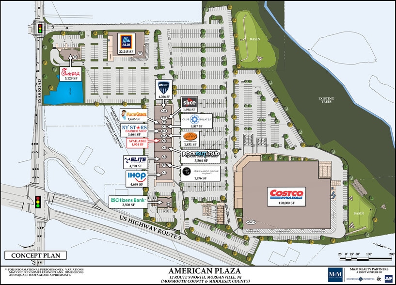 18 Highway 9, Morganville, NJ for lease - Site Plan - Image 2 of 3