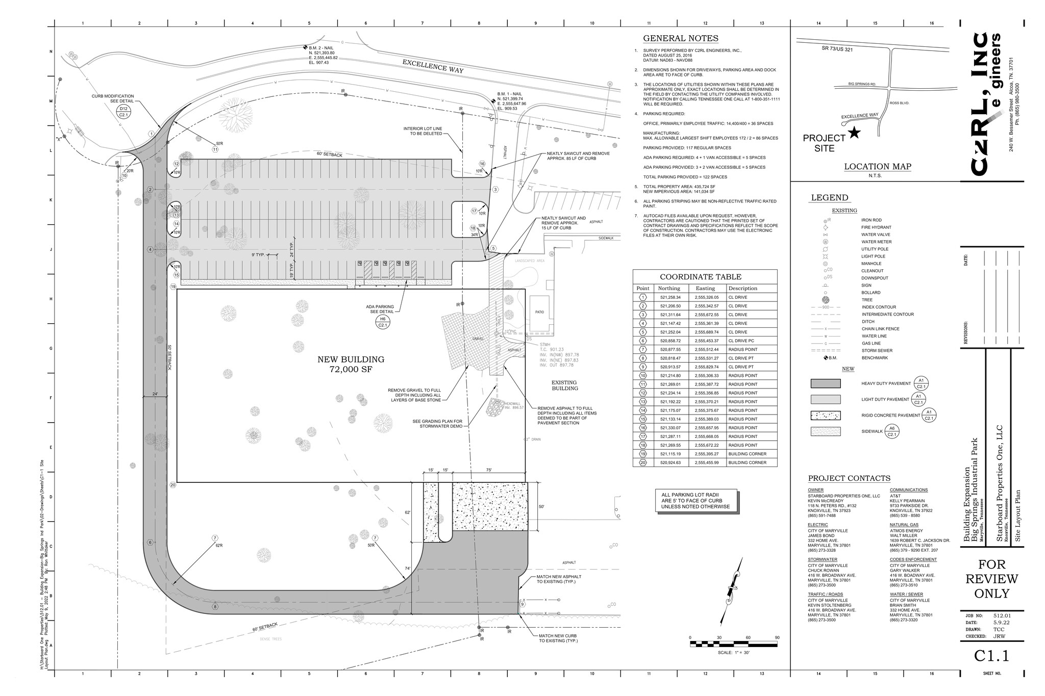 Excellence Way, Maryville, TN for lease Site Plan- Image 1 of 2