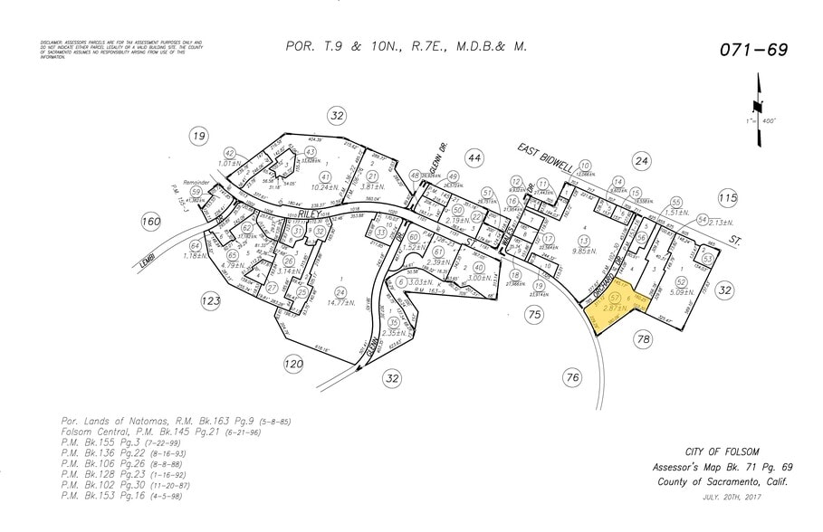 785 Orchard Dr, Folsom, CA for lease - Plat Map - Image 2 of 31