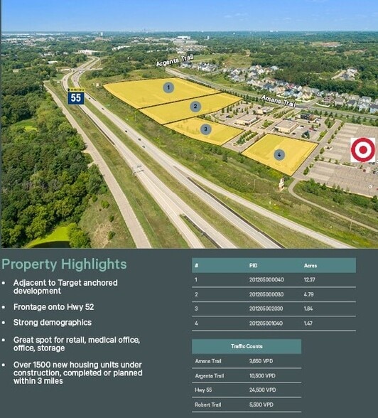 Amana Trail and Argenta Trail,, Inver Grove Heights, MN for sale - Building Photo - Image 2 of 2