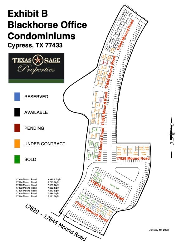17828 Mound Rd, Cypress, TX 77433 Blackhorse Office Condominiums