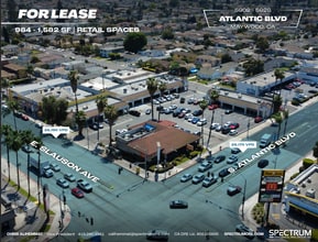 5900-5924 Atlantic Blvd, Maywood, CA - AERIAL  map view - Image1