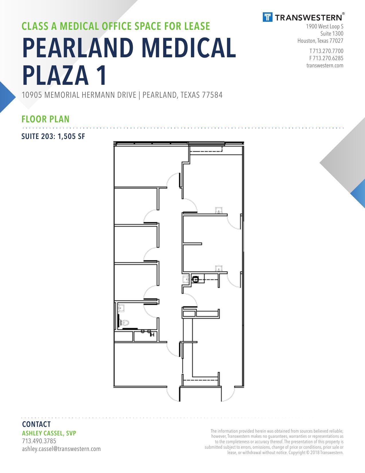 10905 Memorial Hermann Dr, Pearland, TX for lease Floor Plan- Image 1 of 1