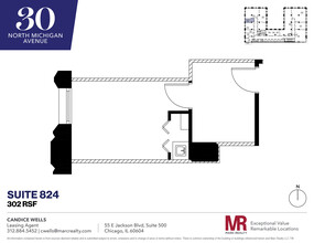 30 N Michigan Ave, Chicago, IL for lease Floor Plan- Image 1 of 4