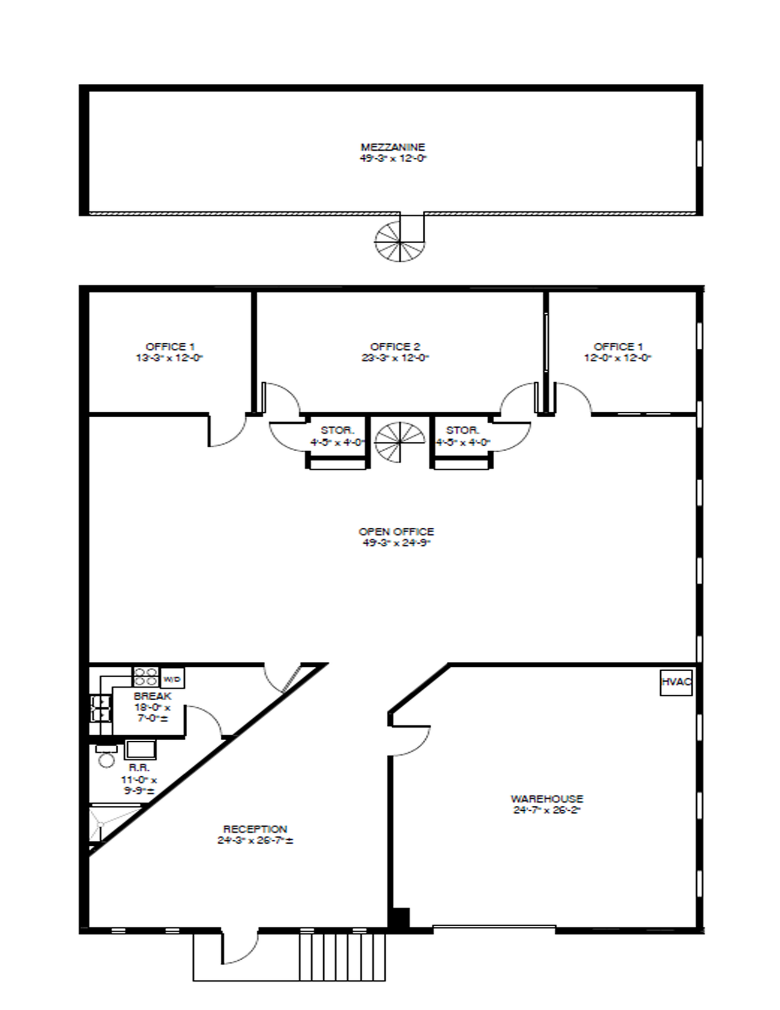 4741-4743 Iberia Ave, Dallas, TX for lease Floor Plan- Image 1 of 1