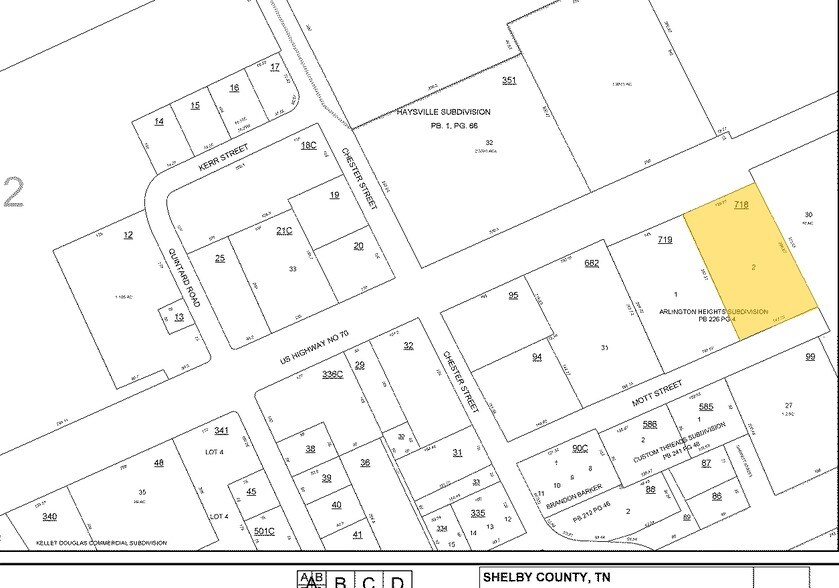 12037 Hwy 70, Arlington, TN for sale - Plat Map - Image 3 of 3