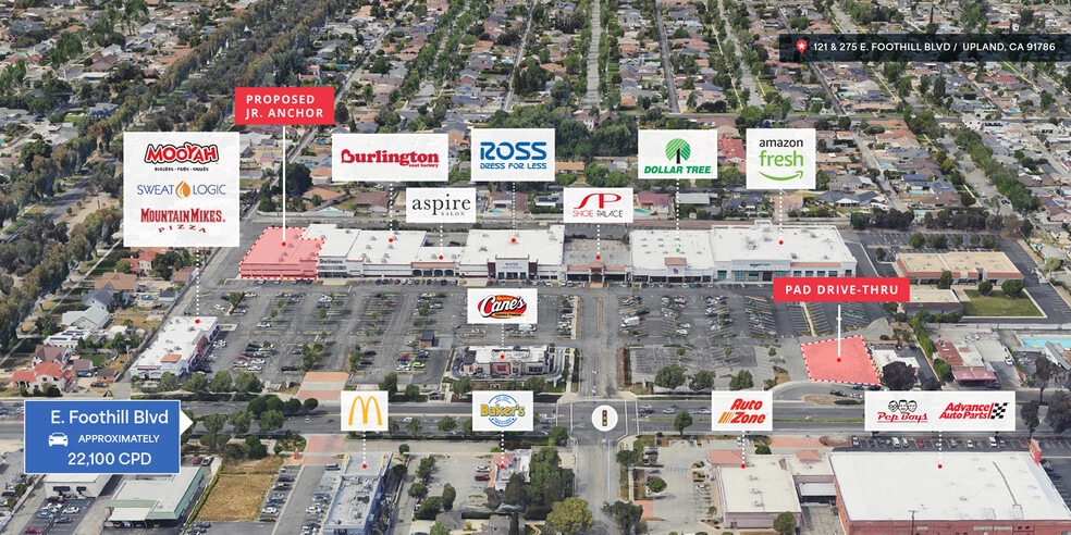 121 E Foothill Blvd, Upland, CA for lease - Building Photo - Image 1 of 8